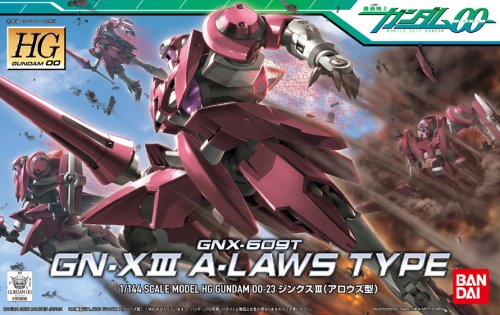 GNX-609T GN-XIII (A-LAWS Type version) - 1/144 scale - HG00 (#23) Kidou Senshi Gundam 00 - Bandai