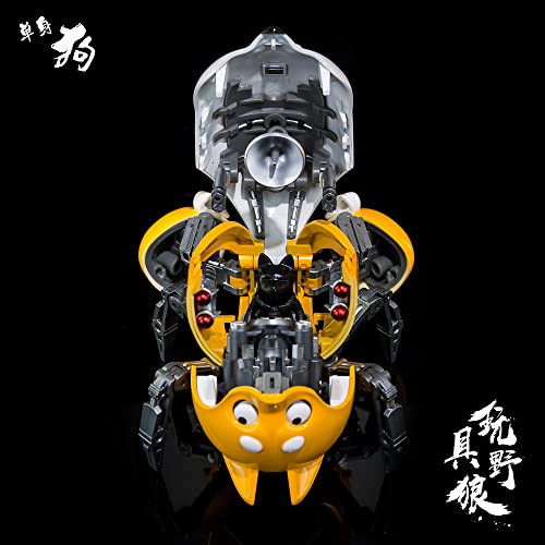 TOYWOLF SINGLE DOG ALLOY TRANSFORMABLE TOY