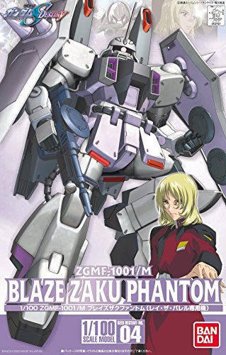 ZGMF-1001/M Blaze ZAKU Phantom (Rey Za Burrel custom version)-1/100 scale-1/100 Gundam SEED DESTINY Model Series (04) Kidou Senshi Gundam SEED Destiny-Bandai