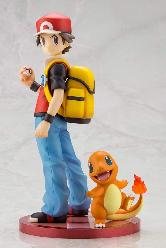 Monstruos de bolsillo / Pokemon - Artfx J Rojo con Charmander / Hitkage (Kotobukiya)