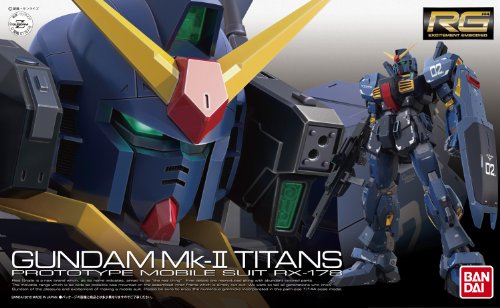 RX-178 Gundam Mk-II (Titans Ver. Version) - 1/144 Skala - RG ($3507) Kidou Senshi Z Gundam - Bandai