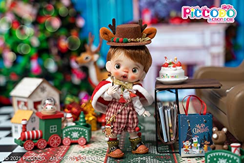 PICCODO ACTION DOLL CHRISTMAS DOLL OUTFIT SET "GINGER COOKIE REINDEER"