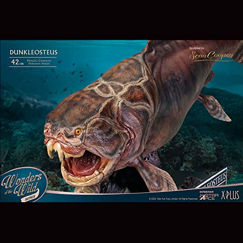 Star Ace Toys Wonders of the Wild Series Dunkleosteus Polyresin Statue Deluxe Edition