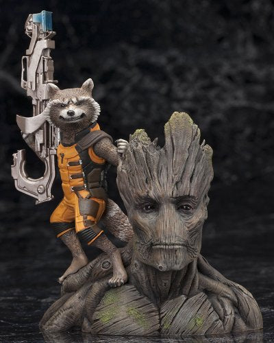 Groot Rocket Raccoon 1/10 ARTFX+ Guardians of the Galaxy - Kotobukiya