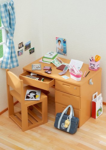 Study Desk MiniaturePuchi Sample Series - Re-Ment