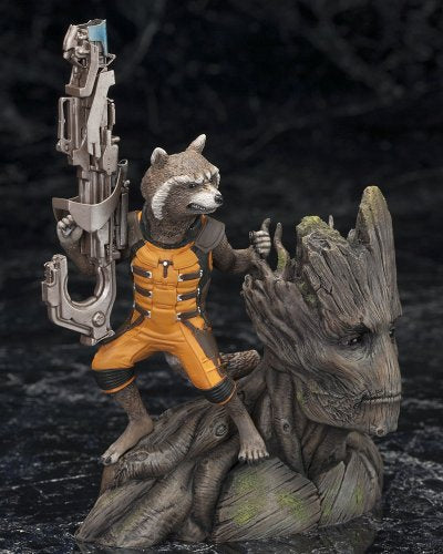 Groot Rocket Raccoon 1/10 ARTFX+ Guardians of the Galaxy - Kotobukiya