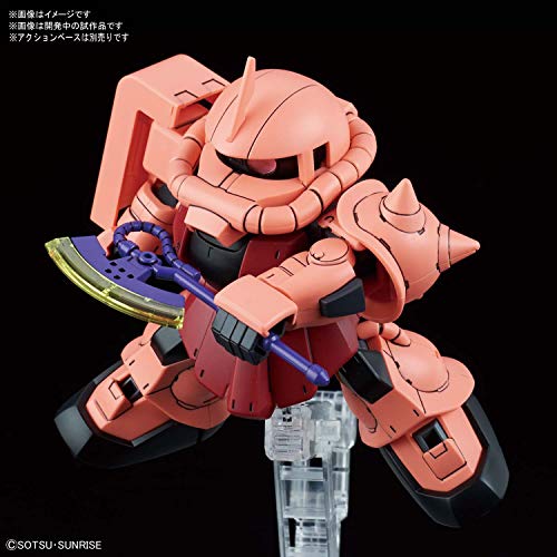 MS-06S ZAKU II Commander Type Char Aznable Custom SD Gundam Cross Silhouette Kidou Senshi Gundam - Bandai-Spirituosen