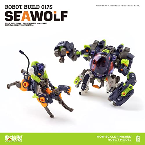 ROBOT BUILD 017S SEAWOLF (Tapigal Color Ver.) Action Figure