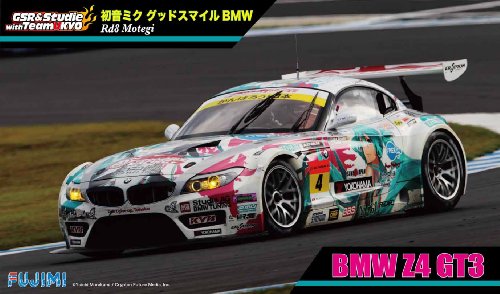 Hatsune Miku 2011 Hatsune Miku GOOD SMILE Racing BMW Z4 GT3 (BMW Z4 GT3 - Round 8 (Motegi) version) - 1/24 scale - Itasha GOOD SMILE Racing - Fujimi