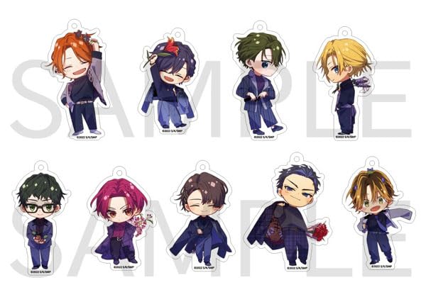 "Sasaki and Miyano" Series Trading Acrylic Key Chain Back Route -Another Series-