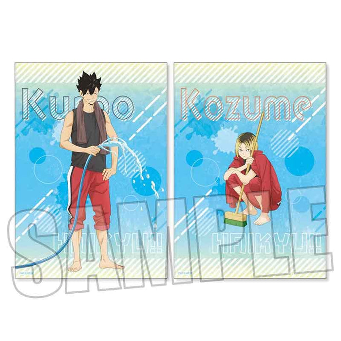 Raku Pita Poster "Haikyu!!" Kuroo Tetsuro & Kozume Kenma Pool Cleaning Ver.