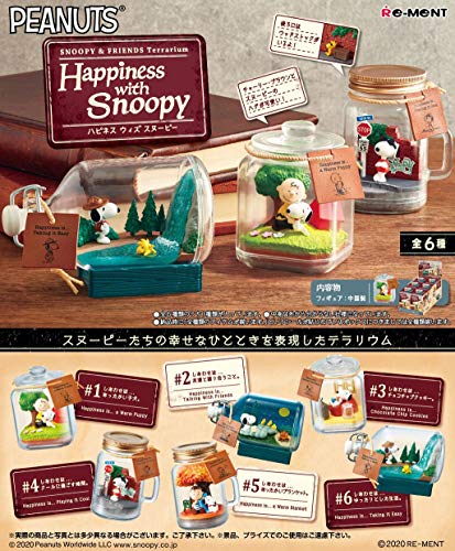 "Peanuts" SNOOPY & FRIENDS Terrarium Happiness with Snoopy
