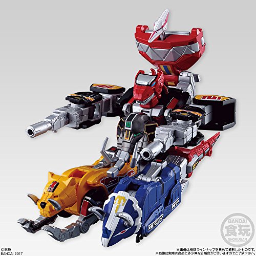 Daizyujin & Bandai Shokugan Candy Jouet Super Mini-Pla Kyouryuuou Sentitai Zyranger-Bandai