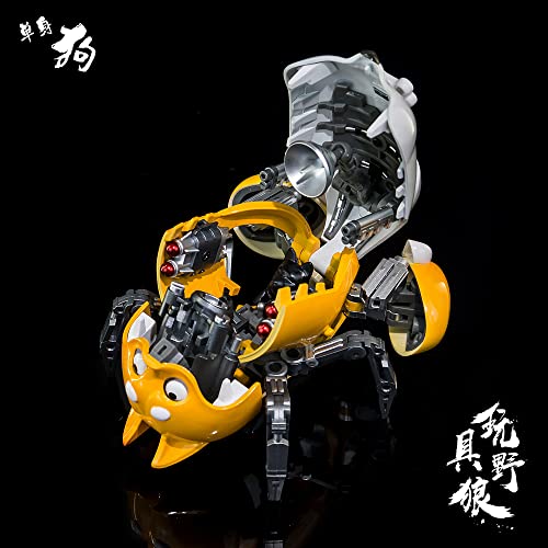 TOYWOLF SINGLE DOG ALLOY TRANSFORMABLE TOY