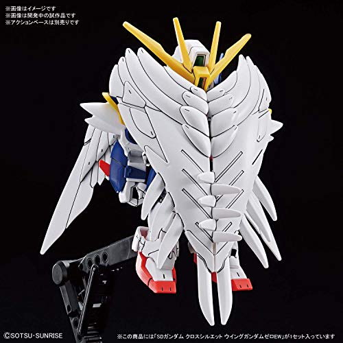XXXG-00W0 WING GUNDAM Zero Custom SD Gundam Cross Silhouette Shin Kidou Senki Gundam Wing Indless Waltz - Bandai Spirits