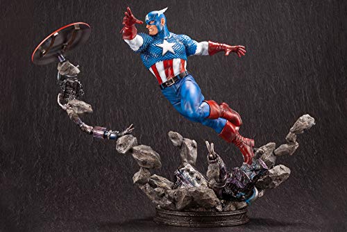 Marvel Avengers Captain America Fine Art Statue