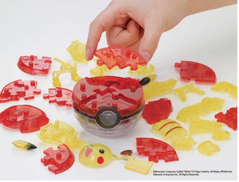 Jigsaw Puzzle 3D "Pokemon XY & Z" Pikachu & Poke Ball