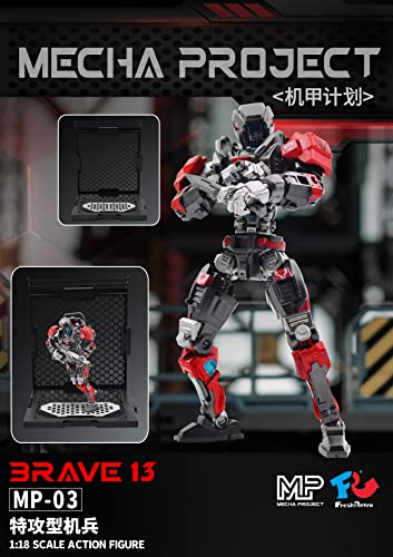 FRESH RETRO MECHA PROJECT MP-03 SPECIAL FORCE TYPE MECHARMS 1/18 SCALE ACTION FIGURE