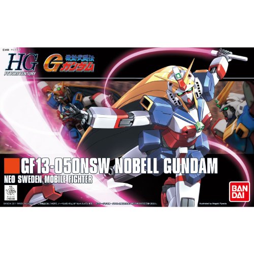 GF13-050NSW Nobell Gundam - 1/144 scale - HGFCHGUC (#119) Kidou Butouden G Gundam - Bandai