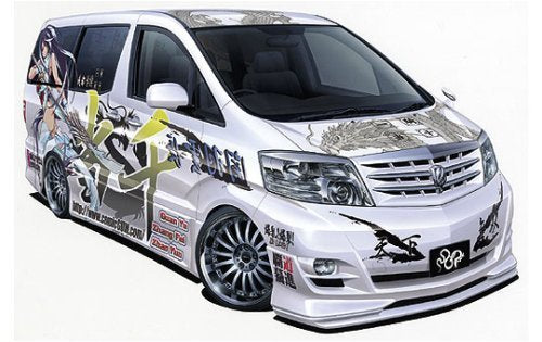 Toyota Alphard MS/AS (versión 2005) versión-1/24 escala-Itasha Ikki Tousen-Aoshima