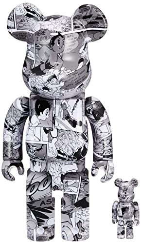 【Hung Hing Toys Co. Ltd.】Osamu Tezuka Figure Series Bearbrick "Astro Boy" Astro Boy Comic Pattern TZKH-001