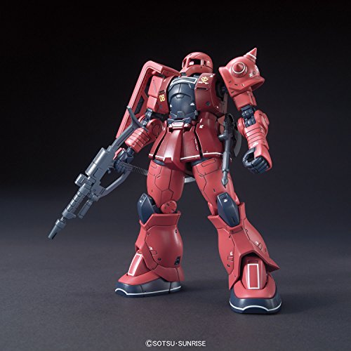 MS-05S Zaku I Char Aznable Personalizzato - 1/144 Scala - HG Gundam L'origine, Kicou Senshi Gundam: The Origin - Bandai