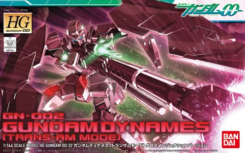 GN-002 Dinames de gundam (versión en modo Trans-Am)-escala 1/144-HG00 (#32) Kidou Senshi Gundam 00-Bandai