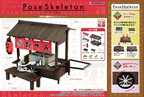 Pose Skeleton Oden Stall Set Pose Skeleton - Re-Ment