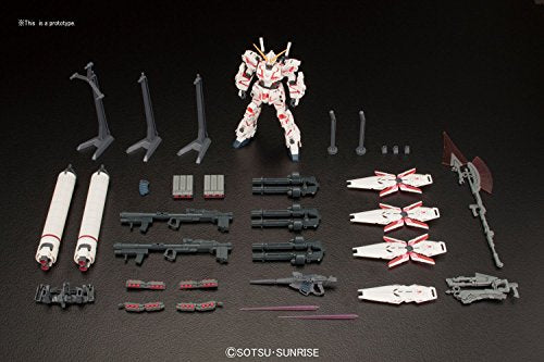 RX-0 Full Armour Unicorn Gundam Rx-0 Unicorn Gundam (version du mode Détruire) - 1/144 échelle - HGUC (# 199), Kidou Senshi Gundam UC - Bandai