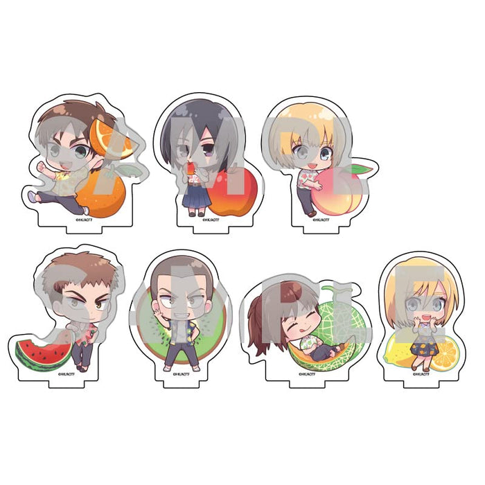 Acrylic Petit Stand "Attack on Titan" 16 Fruit Ver. (Mini Character)