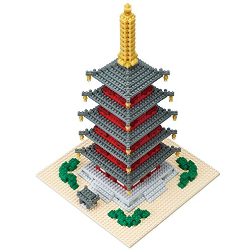 Five-Storied Pagoda Deluxe Edition Nanoblock-Kawada