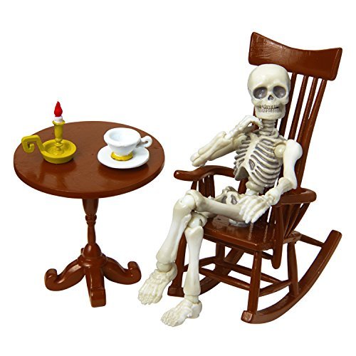 Rocking Chair Set - 1/18 scale - Pose Skeleton - Re-Ment