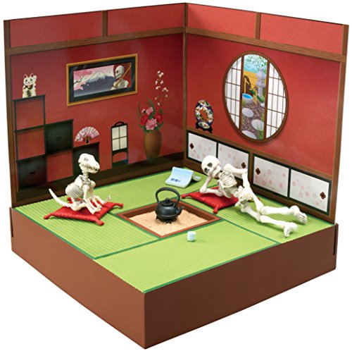 Japanese Style Room Set  Pose Skeleton - Re-Ment