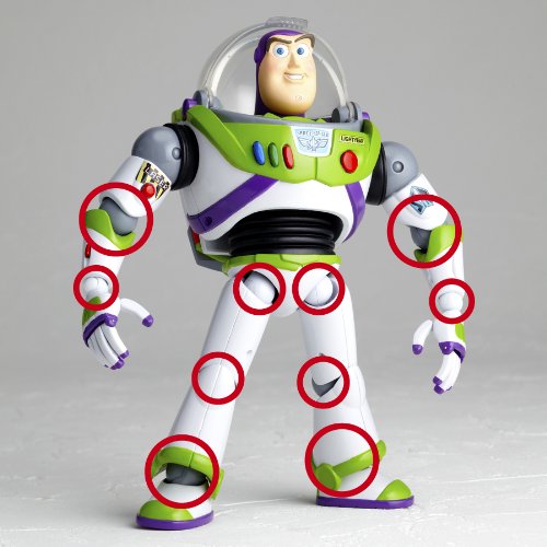 Buzz Lightyear Green Army Men Legacy of Revoltech (LR-046) Revoltech SFX (#011) Toy Story - Kaiyodo