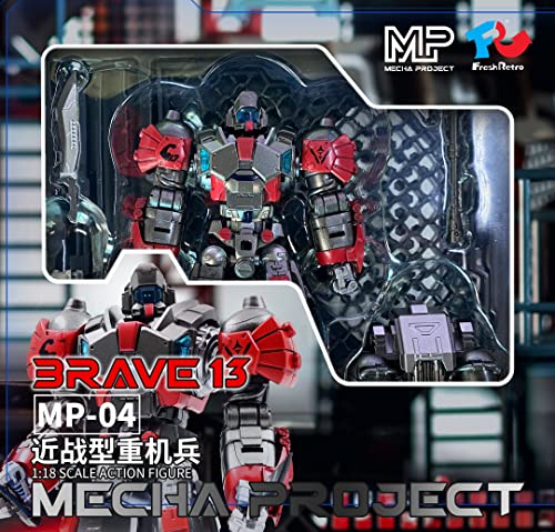 FRESH RETRO MECHA PROJECT MP-04 MELEE HEAVY TYPE MECHARMS 1/18 SCALE ACTION FIGURE