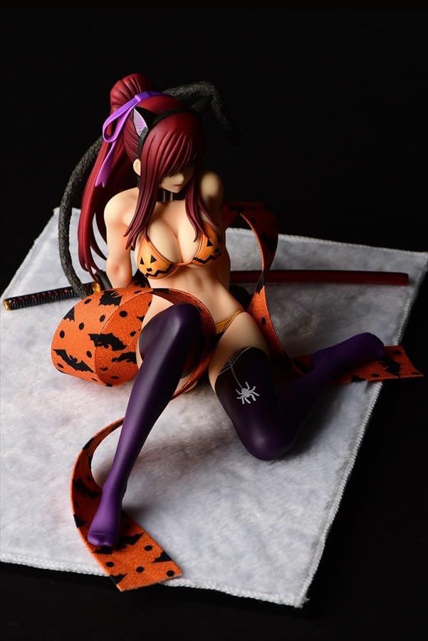 "Fairy Tail" Erza Scarlet Halloween Cat Gravure Style
