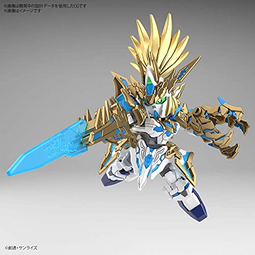 "SD Gundam World Heroes" Long Zun Liu Bei Unicorn Gundam
