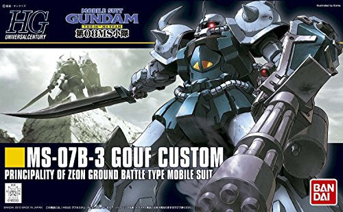 MS-07B-3 Gouf Custom - 1/144 scale - HGUC (#117) Kidou Senshi Gundam: Dai 08 MS Shotai - Bandai