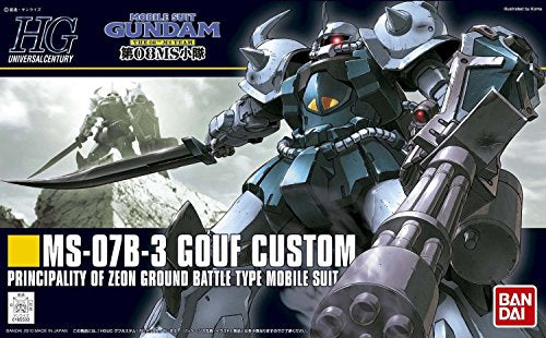 MS-07B-3 GoUF Custom-1/144 Scale-HGUC (# 117) Kicou Senshi Gundam: Dai 08 MS Stivali-Bandai