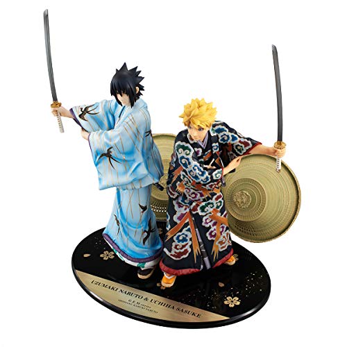 Uzumaki Naruto & Sasuke (Kabuki Edition version) Naruto -Kabuki- - MegaHouse