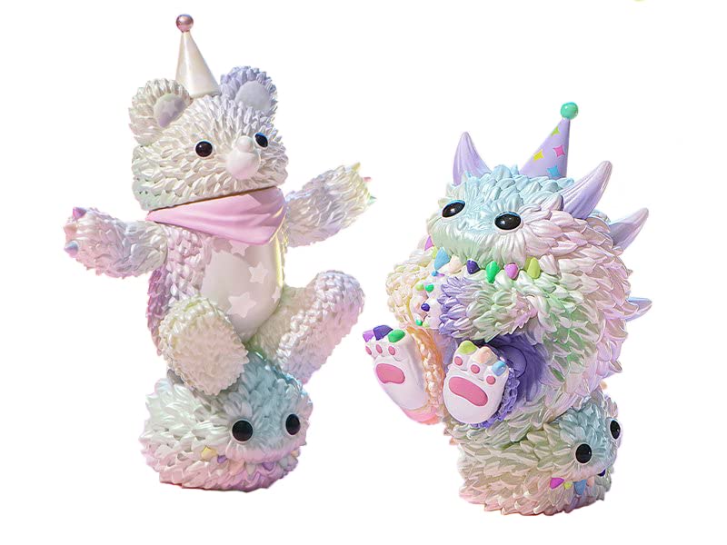 【POP MART】POPMART x INSTINCTOY Muckey & Monster Fluffy Party Set