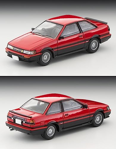 1/64 Scale Tomica Limited Vintage NEO TLV-N304a Toyota Corolla Levin 2-door GT-APEX 1985 (Red / Black)