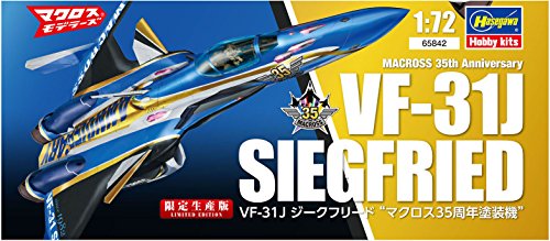 VF-31J Siegfried (35. Jubiläumsversion) - 1/72 Skala - MacRoss Delta - Hasegawa