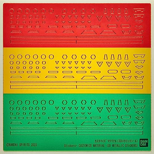 30MM Customize Material (3D Metallic Sticker)