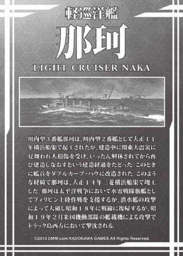 Naka Kanmusu Light Cruiser Naka - 1/700 scale - Kantai Collection ~Kan Colle~ - Aoshima