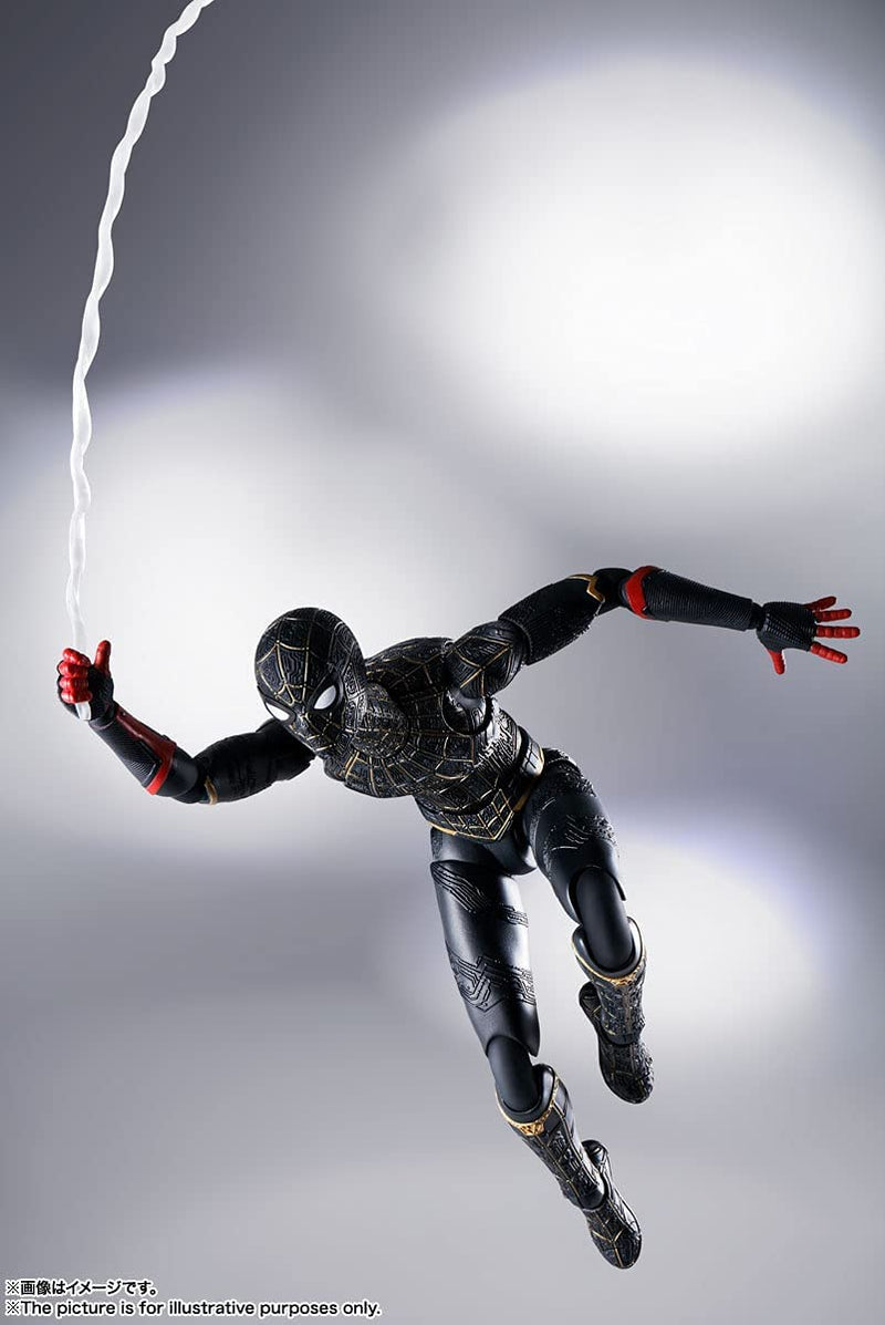"Spider-Man: No Way Home" S.H.Figuarts Spider-Man Black & Gold Suit