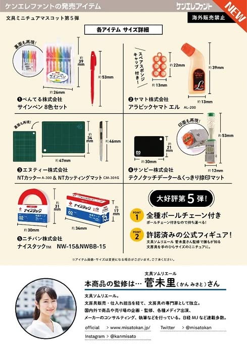 Stationery Miniature Mascot Vol. 5 Box