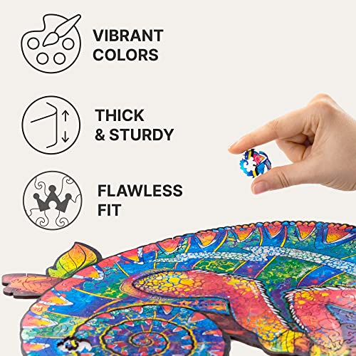 Iridescent Chameleon 700 Piece RS Size