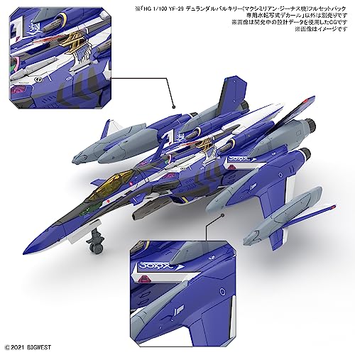 HG 1/100 "Macross Delta Movie: Absolute Live!!!!!!" Water Slide Decal for YF-29 Durandal Valkyrie (Maximilian Jenius Fighter) Full Set Pack Water Slide Decal