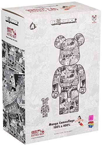 Osamu Tezuka Figure Series Bearbrick "Astro Boy" Astro Boy Comic Pattern TZKH-001